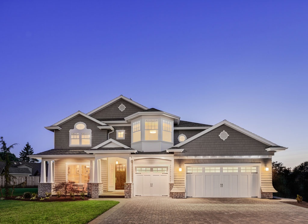 Beautiful Exterior of New Luxury Home